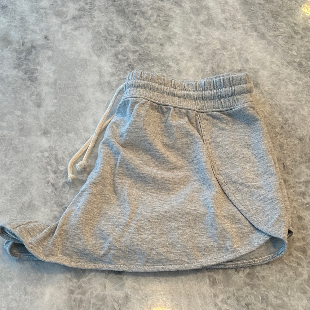 NWT Aerie Sweatshorts, Size L, Light Grey